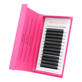 XIUSUZAKI YY Shape Hand Woven Premium Soft Light Natural Eyelashes Extension 2D Y Shape Lashes Black Brown Purple Blue Color YY Lashes
